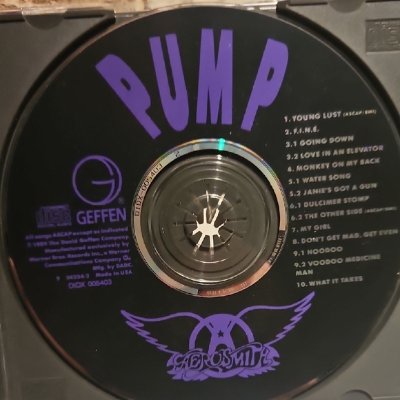 Aerosmith 'Pump' CD Album - Picture 6 of 6